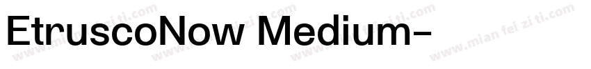 EtruscoNow Medium字体转换